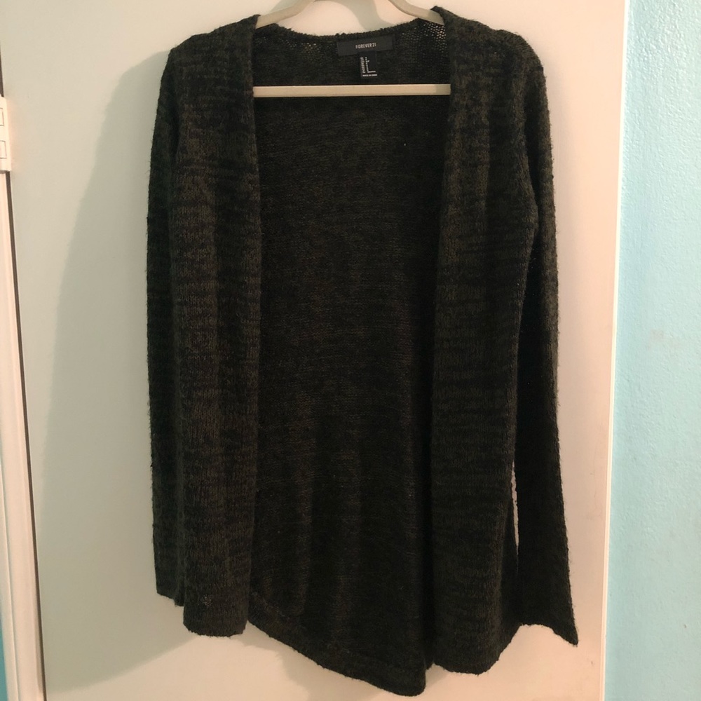 Hunter Green Cardigan